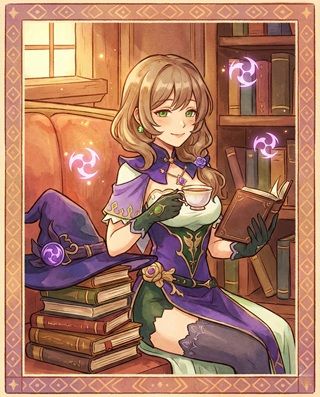 Lisa Genshin Impact Character Art